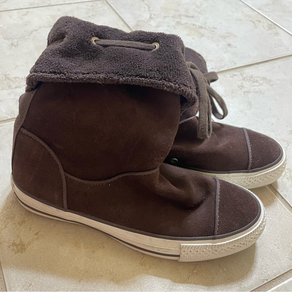 Converse All Star Andover Suede Fold Down
Ankle Boots Sneaker Brown Size 6 - Picture 7 of 14